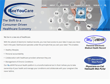 Tablet Screenshot of icucare.net